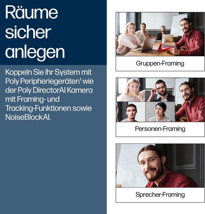Image du produit HP Poly Studio G62 PoE+Adpt GSA/TAA