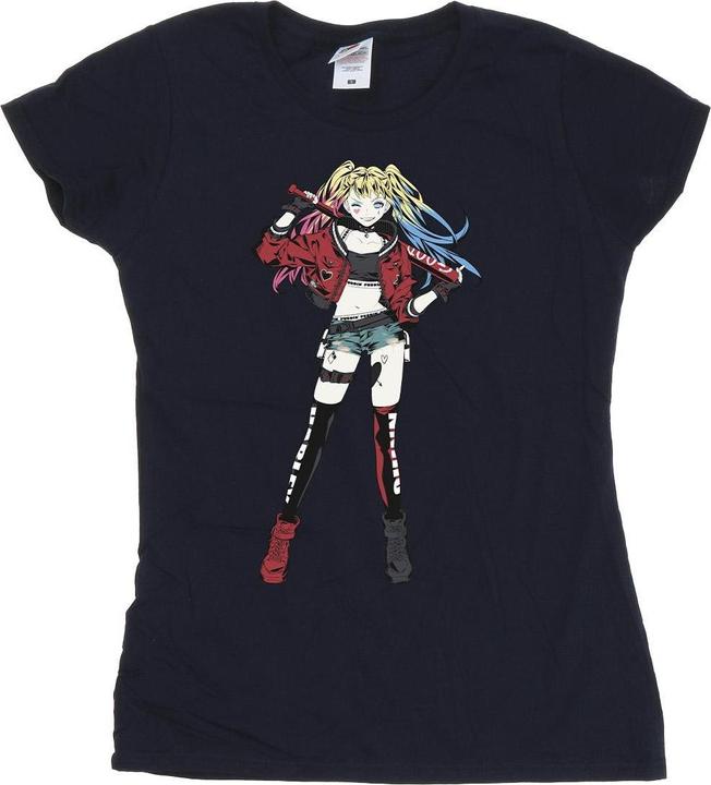Immagine prodotto Maglietta in cotone con posa in piedi di Harley Quinn (XL)