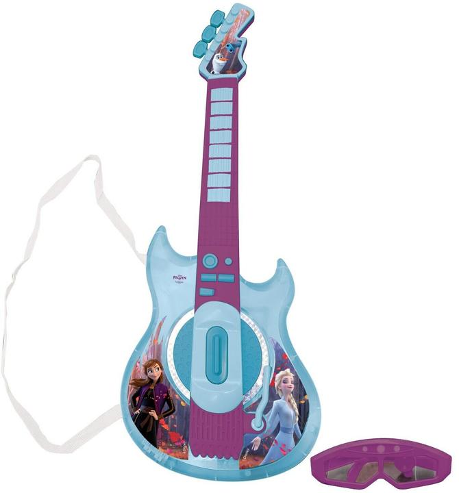 Actual product image Lexibook Disney Frozen - Electronic Lighting Guitar (K260FZ) (Multilingual)
