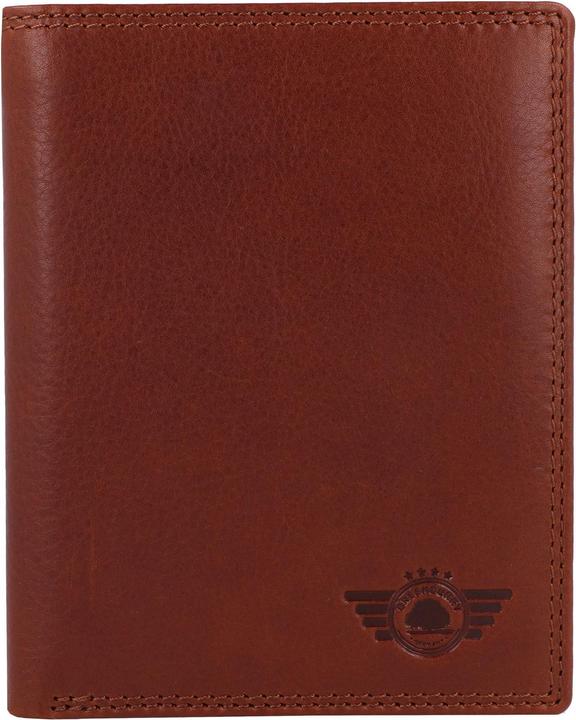 Greenburry Vintage Geldbörse RFID Schutz Leder 10 cm