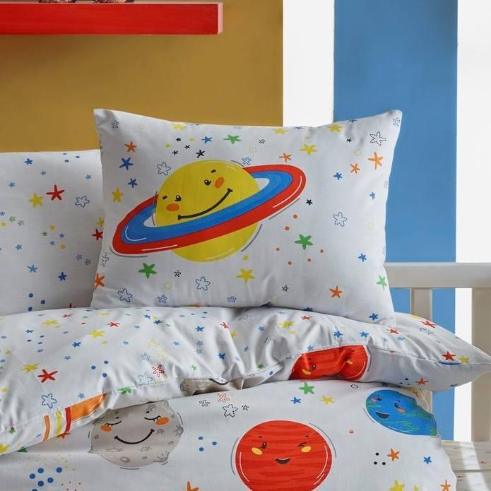 Image du produit Cotton Box Parure de lit bébé Planet (100 x 135 cm, 35 x 45 cm, 40 x 60 cm)