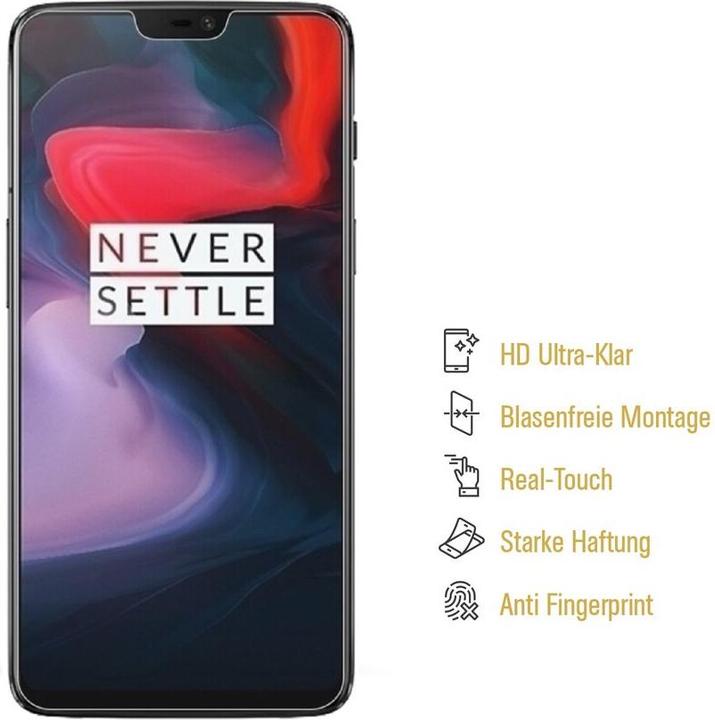 Actual product image Protectorking 3x premium screen protector 3D CLEAR (3 Piece, OnePlus 6)