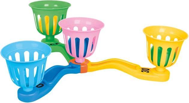 Produktbild Besttoy Ballwurfspiel mit 4 Bällen