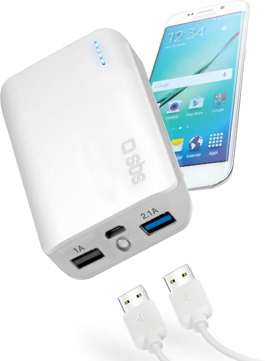 Immagine prodotto SBS Powerbank con carica rapida e 10000 mAh (10000 mAh, 37 Wh)
