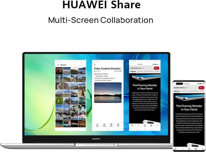 Image du produit Huawei MateBook D15 Ryzen 7 512GB (15.60", AMD Ryzen 7 5700U, 16 Go, 512 Go)