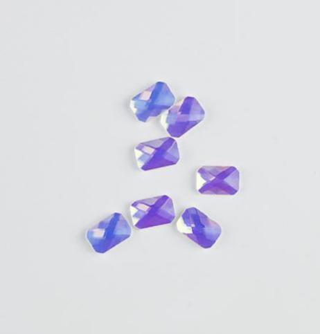 Produktbild BrillBird Rhinestone (10pcs) - Emerald 4x6mm Pink AB (Emerald 4x6mm Pink AB)