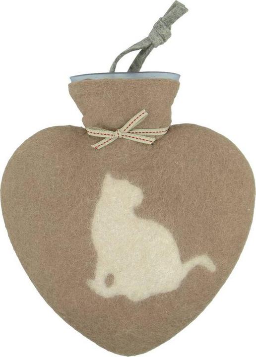 Actual product image Dorothee Lehnen Bouillotte chat, 0.7 l, moka (0.70 l)
