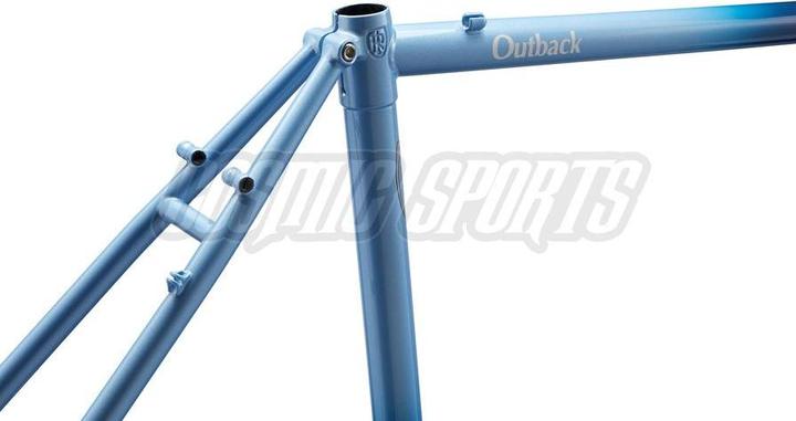 Produktbild Ritchey Outback V2 Disc Gravel Rahmenkit, Anniversary Edition, 650B/700C, XS, half moon blue/white