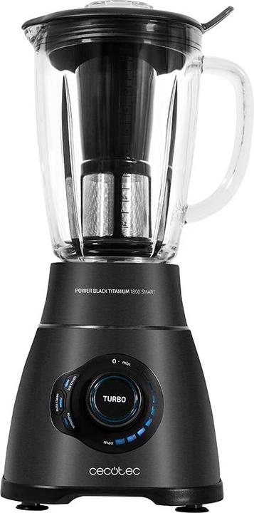 Actual product image Cecotec Mixeur Blender compatible Power Black Titanium 1800 Smart (1800 W)