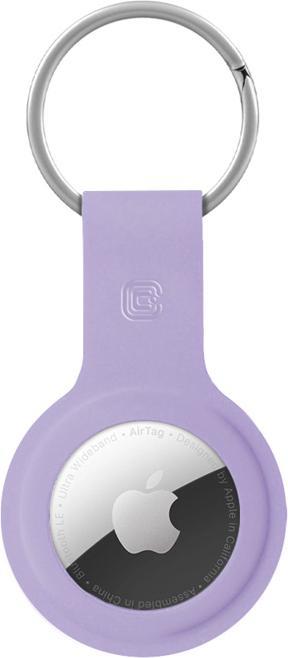 Produktbild Crong Silicone Case with Key Ring – Brelok do Apple AirTag (fioletowy)
