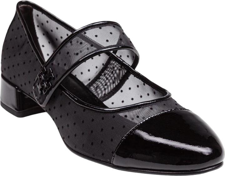 Actual product image Tory Burch mary jane shoe in mesh color black (38)
