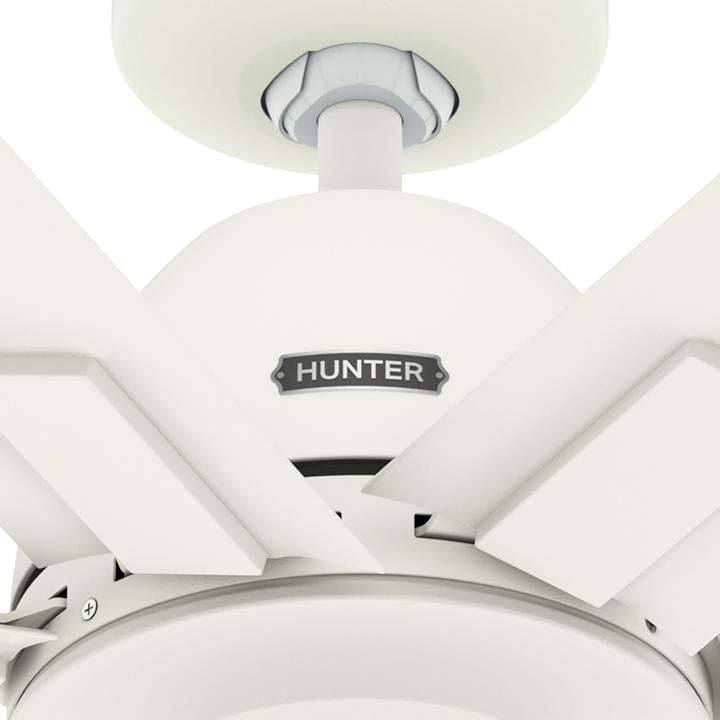 Actual product image Hunter Fans DC Deckenventilator Sahira Weiss mit Fernbedienung (42 dB)
