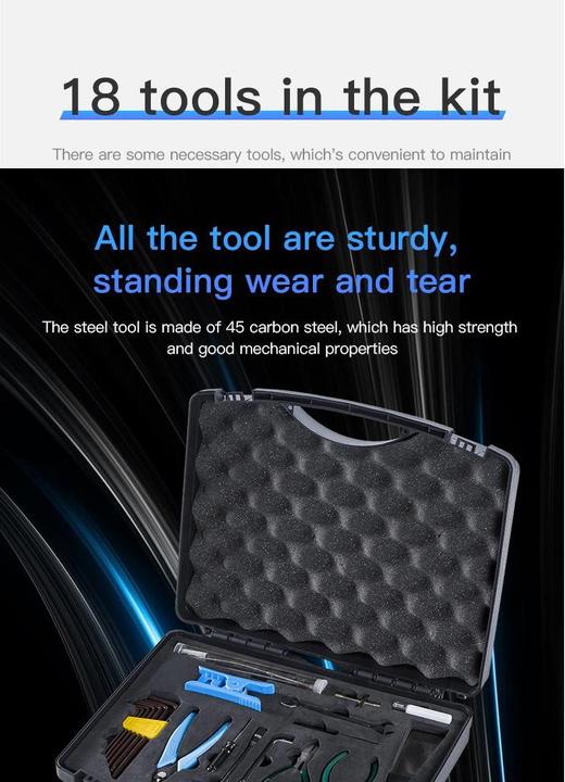 Actual product image Creality Toolbox for 3D printer (Maintanance Kit)