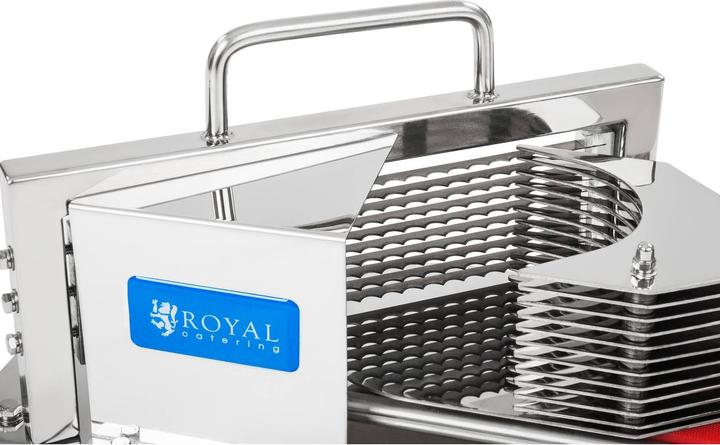 Actual product image Royal Catering Tomatenschneider Edelstahl 10 Klingen 5 5 mm Gastro Gemüseschneider Profi