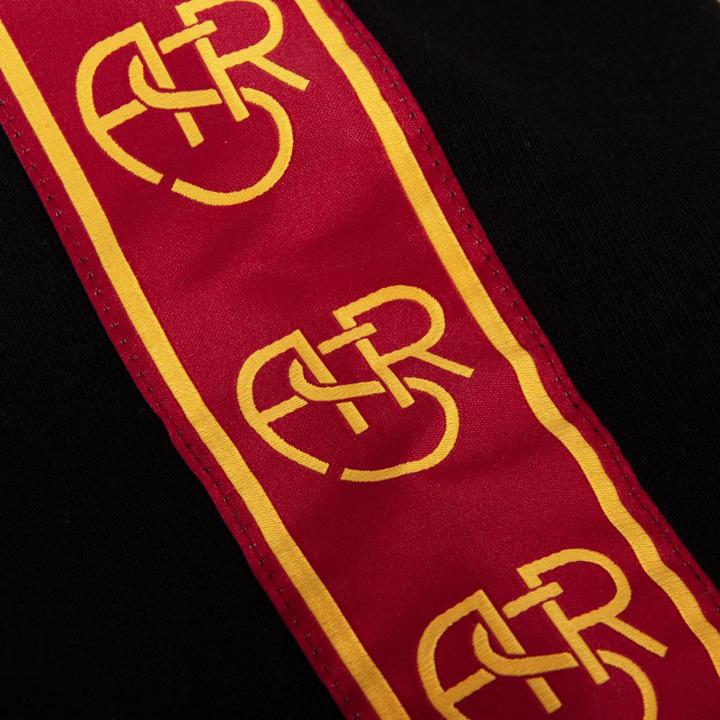 Actual product image Copa Football AS Roma Black Taper Hooded Sweater (XXL)