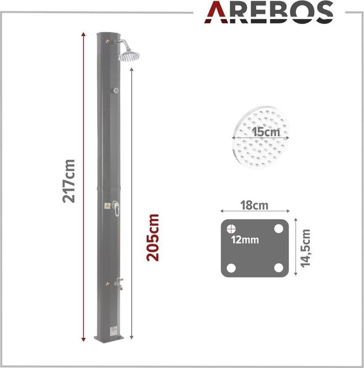 Image du produit Arebos Solardusche