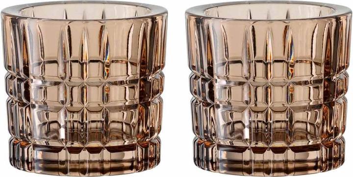 Nachtmann Tealight holder Square Votives (2 x, Ø 7 x 6.5 cm)