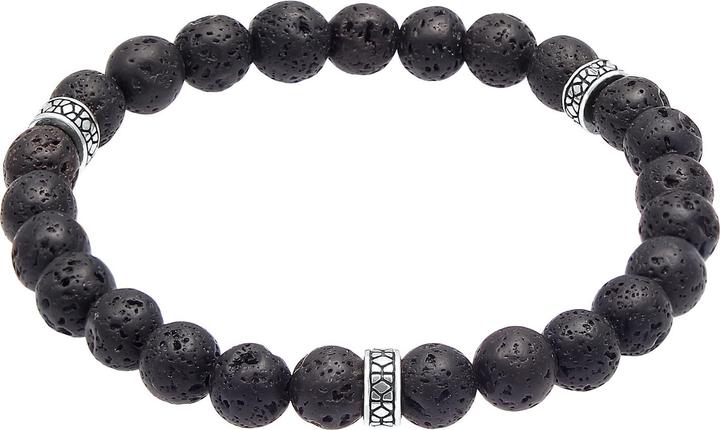 Actual product image Kuzzoi Pearl, pearl bracelet (19 cm, Plastic, Lava, 925 sterling silver)