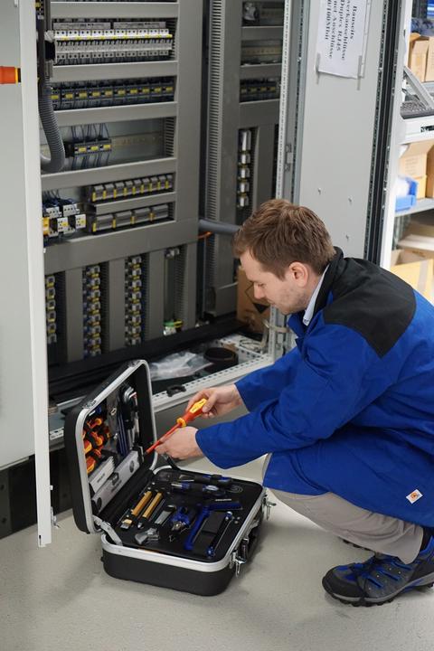 Produktbild Projahn Elektro Werkzeugkoffer metrisch 6-kant 128-tlg. (128 Teile)