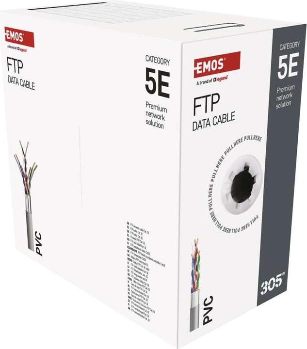 Immagine prodotto Emos Cavo dati FTP 5E, 305m (CAT5e, 305 m)