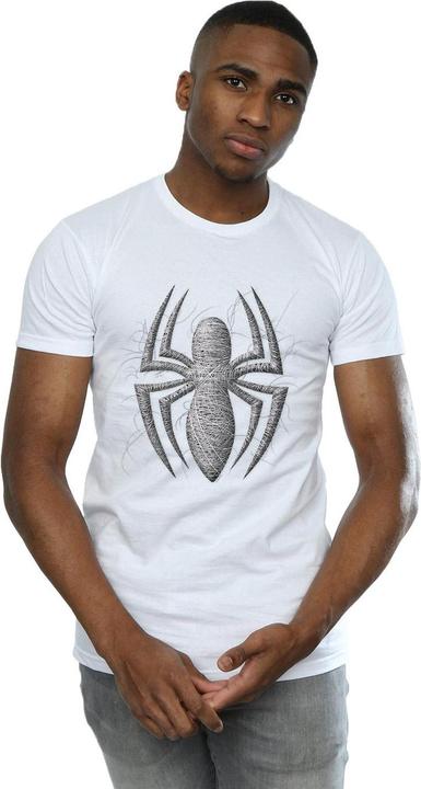 Immagine prodotto Spider-Man Web Logo Maglietta Uomo (4XL)