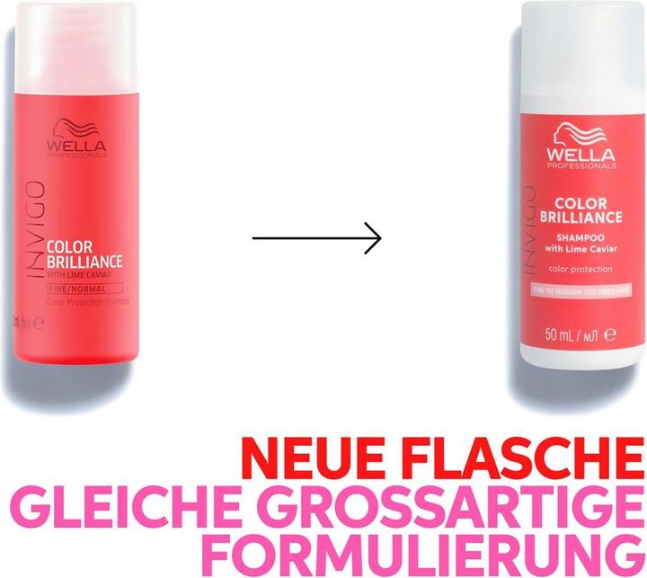 Produktbild Wella Invigo Color Brillance Shampoo Feines bis mittelfarbiges Haar (50 ml, Flüssiges Shampoo)
