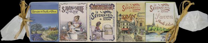 Benois Discop La Savonnerie De Nyons Soap Bar Set 5 Pcs - Paris (Handseife Nachfüllpackung, 1.25 ml)