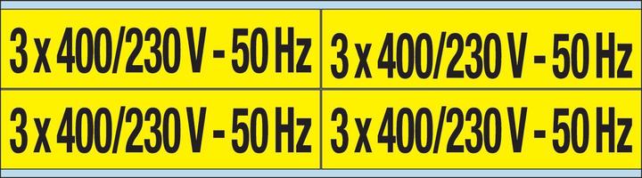 Produktbild Brady Kennzeichnungen für Leitungen und Stromspannung, 400 V, 230 V, 50 Hz