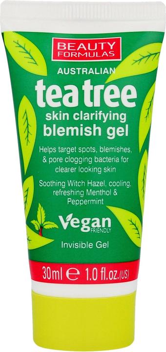 Actual product image Beauty Formulas Tea Tree Skin Clarifyingemish Gel - PleÅ¥ovÃ½ protizÃ'tlivÃ½ gel (30 ml)