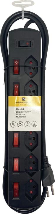 Image du produit Schoenenberger Prises multiples (6 x, Type 13, 2 m)