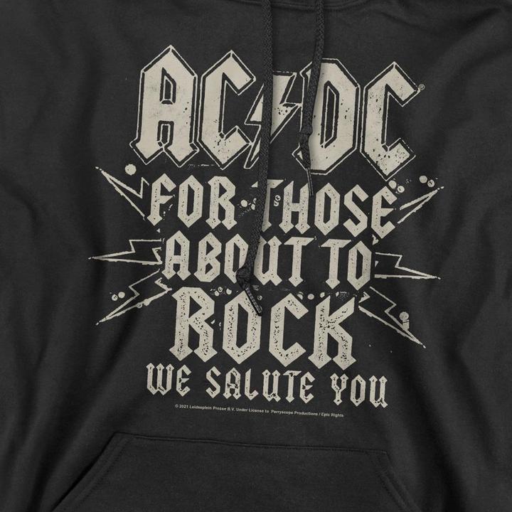 Immagine prodotto AC/DC Salute Felpa con Cappuccio Uomo (XXL)