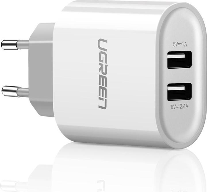Actual product image Ugreen USB-A charger 2 port (17 W)