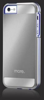 Immagine prodotto More-Thing Di più. Custodia Armor Metal Hybrid per iPhone 5 - alluminio/blu (Apple iPhone 5, Apple iPhone 5s)