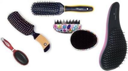 TOP Brosse à cheveux à démêler, différents modèles et couleurs