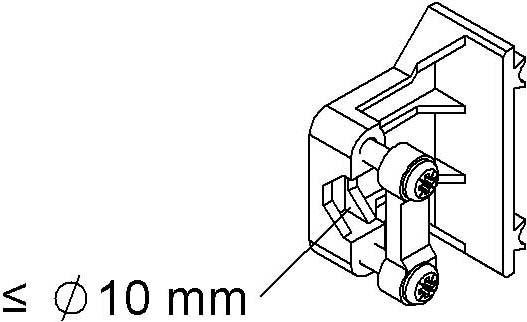 Actual product image Kleinhuis HKL KEZ10 Strain relief up to diameter 10 mm