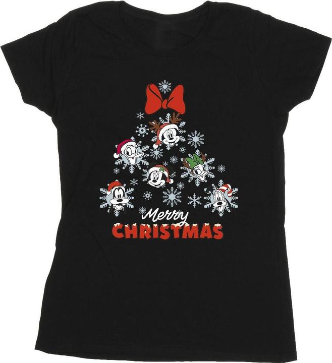 Disney Mickey Mouse And Friends Christmas Tree TShirt (XL)