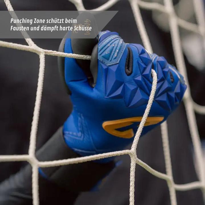 Actual product image Catch & Keep Fussballhandschuhe Pulse X Blue Gr. 10 Torwart Goalie Handschuhe (10)