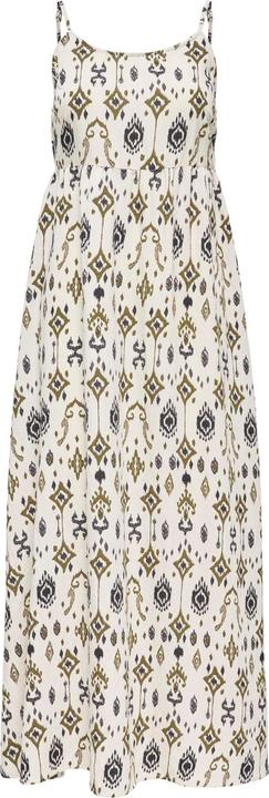 Only Normal geschnitten Kleiner Stehkragen mit Knopfleiste Verstellbare Träger Langes Kleid Kleid (M)