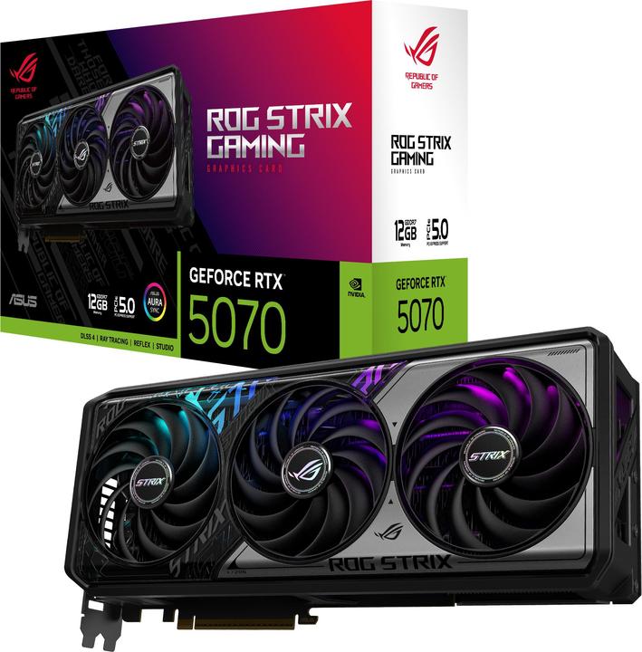 Actual product image ASUS ROG Strix GeForce RTX 5070 (12 GB)