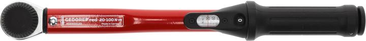 Actual product image Gedore Red Torque spanner Working/measuring range N-m (min/max) 20-100 N-m (1/2", 20 Nm, 100 Nm)