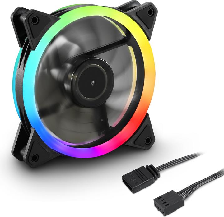 Produktbild Sharkoon Lüfter SHARK Blades PWM RGB (120 mm, 1 x)