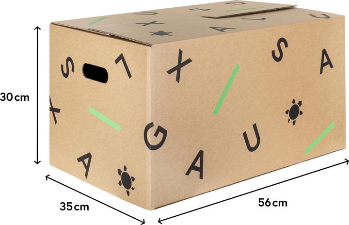 Image du produit Galaxus Carton de déménagement (set de 10) (56 x 35 x 30 cm, 60 l)