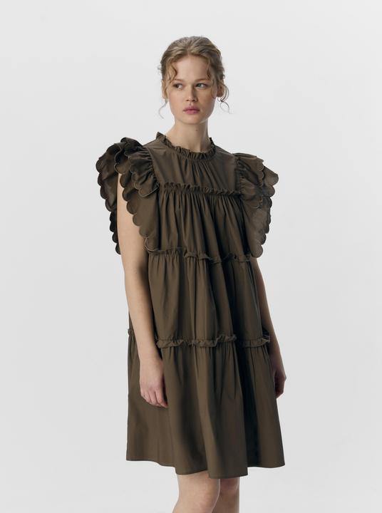 Produktbild Object Gerüschtes Minikleid (36)