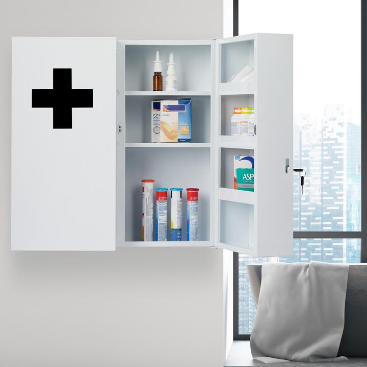 Immagine prodotto Relaxdays Armadietto dei medicinali (53 x 19 x 53,5 cm)