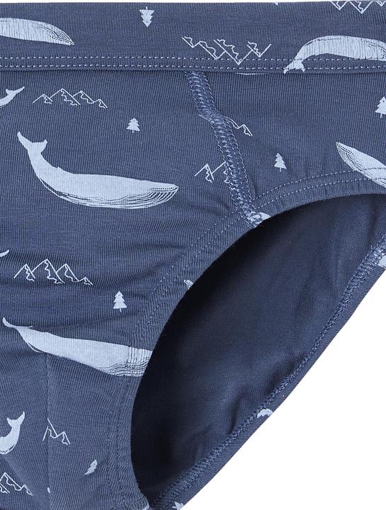 Immagine prodotto Vertbaudet Confezione da 7 slip da ragazzo in cotone biologico, balene (152, Confezione da 7)