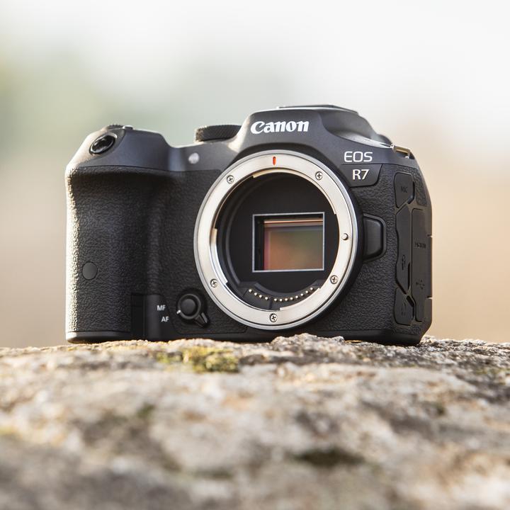 Actual product image Canon EOS R7 (32.50 Mpx, APS-C / DX)