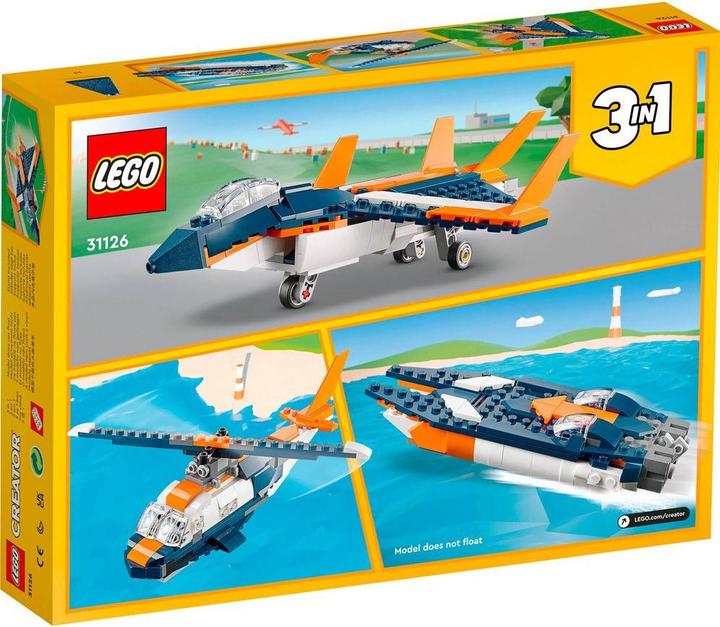 Actual product image LEGO Supersonic jet (31126, LEGO Creator 3-in-1)
