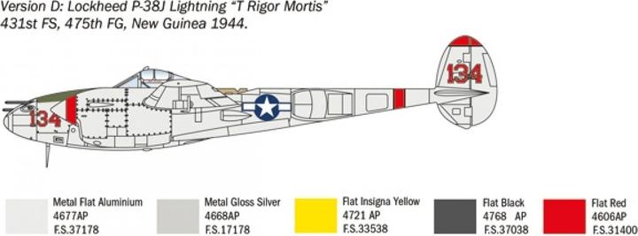 Image du produit Italeri 1:72 US P-38J Lightning