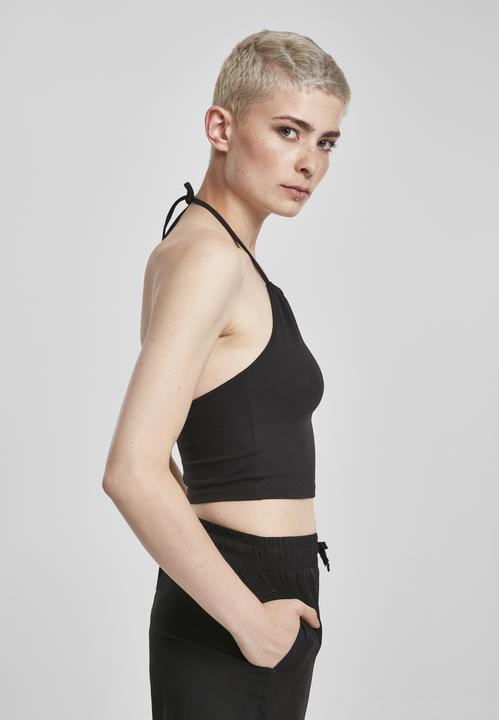 Produktbild Urban Classics Ladies Cropped Neckholder Top 2-Pack (XXL)