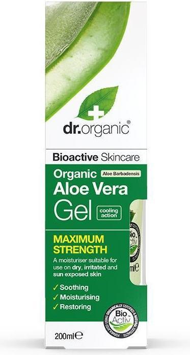 Actual product image Dr. Organic Dr Organic Aloe Vera Gel Maximum Strength 200ml (200 ml)